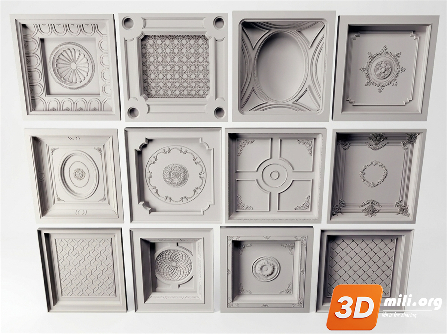 Ceiling Decoration Skp Files